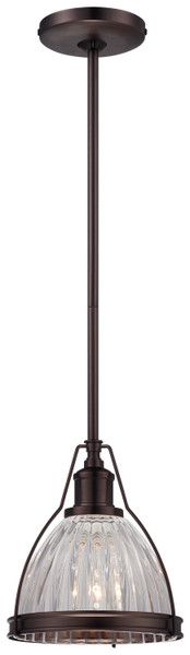 Minka-Lavery - 2242-267C - One Light Mini Pendant - Dark Brushed Bronze