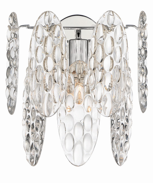 Minka-Lavery - 2483-613 - One Light Wall Sconce - Isabella's Reign - Polished Nickel