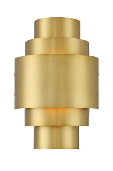 Minka-Lavery - 2532-695 - Two Light Wall Sconce - SpyGlass Terrace - Soft Brass