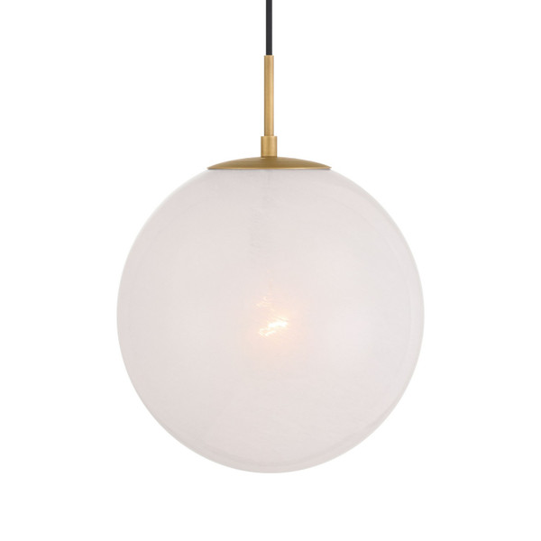 Minka-Lavery - 291-732 - One Light Pendant - Mist - Legacy Brass