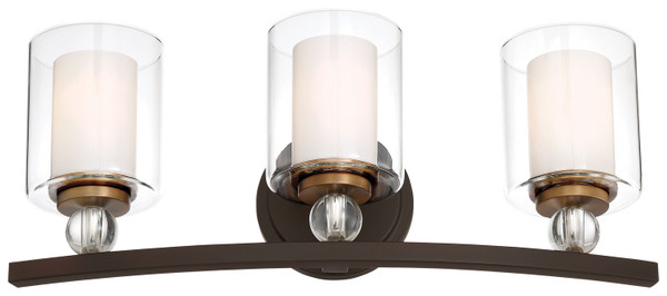 manufacturer_finish:Painted Bronze w/Natural Brushed Brass|manufacturer_glass:Clear Glass