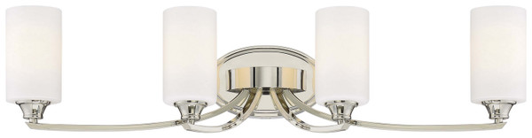 Minka-Lavery - 3984-613 - Four Light Bath - Tilbury - Polished Nickel