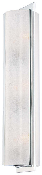 Minka-Lavery - 4393-77 - Three Light Wall Sconce - Clarté - Chrome