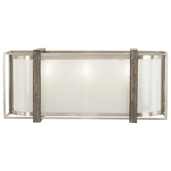 Minka-Lavery - 4563-098 - Three Light Bath - Tyson's Gate - Brushed Nickel w/Shale Wood
