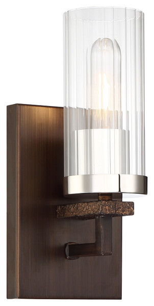 Minka-Lavery - 4601-101 - One Light Bath - Maddox Roe - Iron Ore w/Gold Dust Highlights