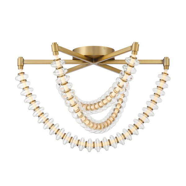 Minka-Lavery - 5645-732-L - LED Flush Mount - Pearl - Legacy Brass