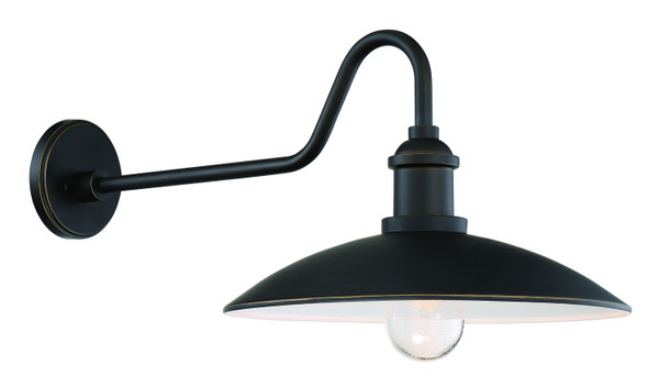 Minka-Lavery - 7984-18-143C - Shade - RLM - Oil Rubbed Bronze/ Clear Seeded Glass