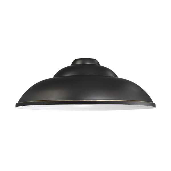 Minka-Lavery - 7985-18-30 - Shade - RLM - Oil Rubbed Bronze w/Matte Gold