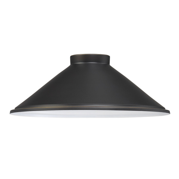 Minka-Lavery - 7986-18-30 - Shade - RLM - Oil Rubbed Bronze w/Matte Gold
