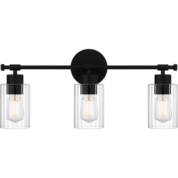 Quoizel - CAP8623MBK - Three Light Bath - Caputo - Matte Black