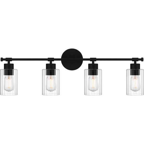 Quoizel - CAP8632MBK - Four Light Bath - Caputo - Matte Black
