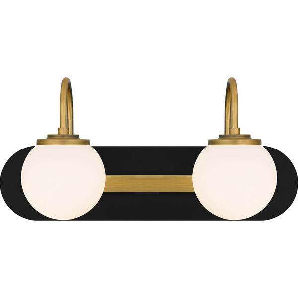 Quoizel - DES8618MBK - Two Light Bath - Desmond - Matte Black