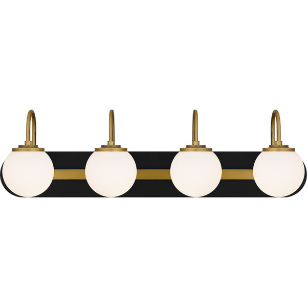 Quoizel - DES8631MBK - Four Light Bath - Desmond - Matte Black