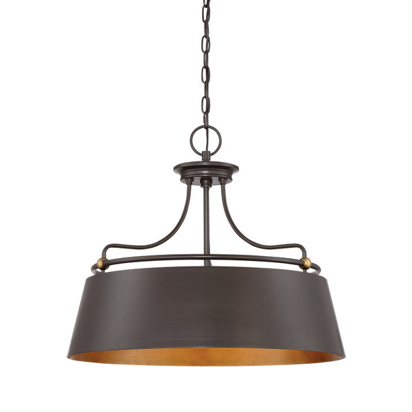 Quoizel - FV2824WT - Four Light Pendant - Fairview - Western Bronze