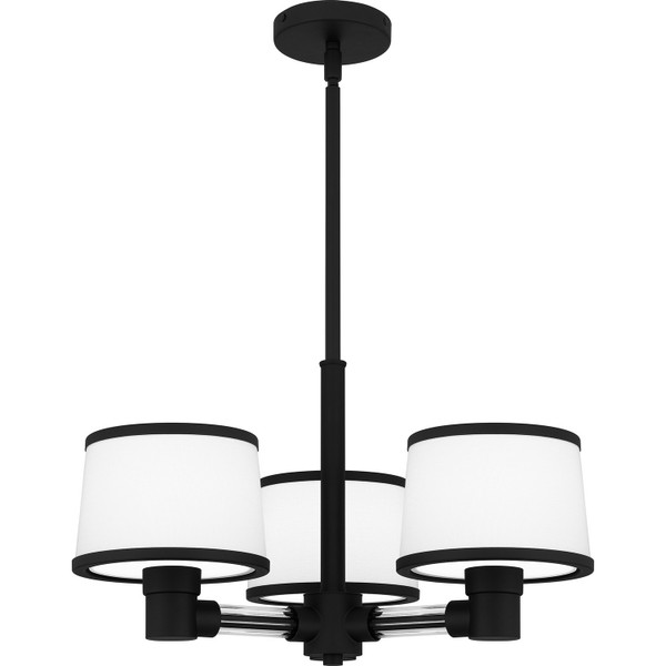 Quoizel - KYL2822MBK - Three Light Chandelier - Kylen - Matte Black