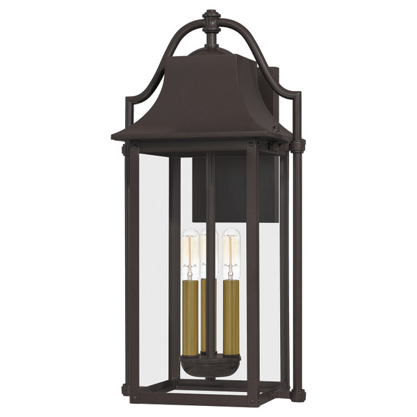 Quoizel - MAN8411WT - Three Light Outdoor Wall Mount - Manning - Western Bronze