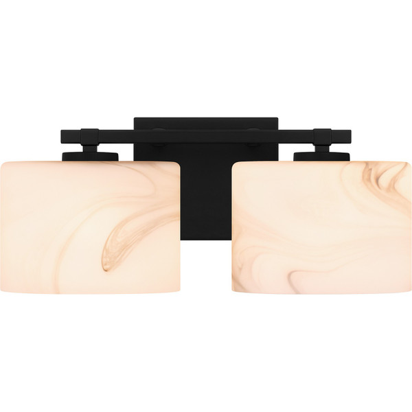 Quoizel - MTH8615MBK - Two Light Bath - Mather - Matte Black