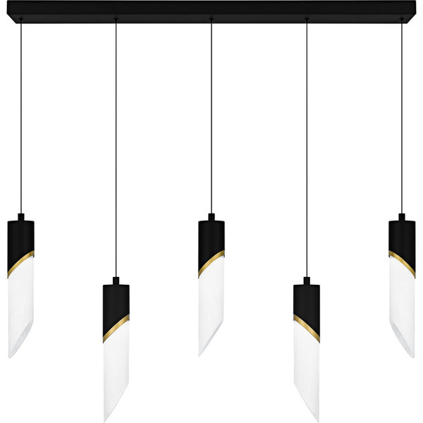 Quoizel - PCAYS540MBK - LED Linear Chandelier - Alys - Matte Black