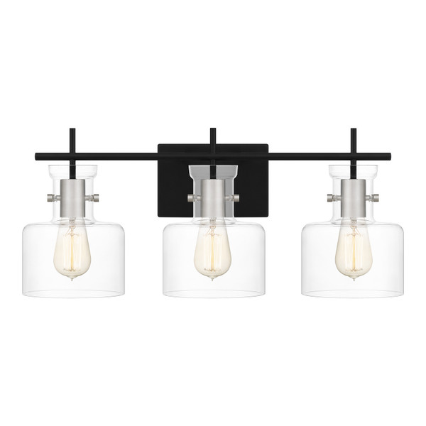 Quoizel - PEN8622MBK - Three Light Bath - Pensbury - Matte Black