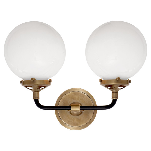 manufacturer_finish:Hand-Rubbed Antique Brass and Black|manufacturer_glass:White Glass
