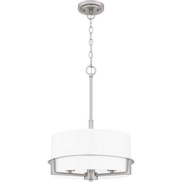 Quoizel - SEY2815BN - Three Light Pendant - Seymour - Brushed Nickel