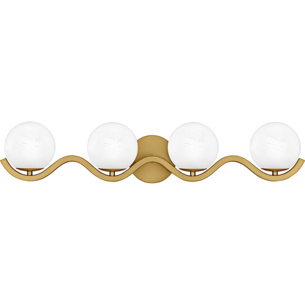 Quoizel - SRI8631AB - Four Light Bath - Spherical - Aged Brass