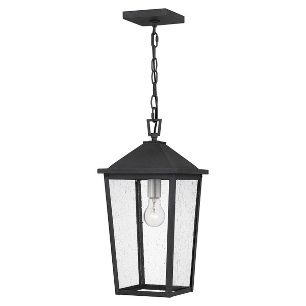 Quoizel - STNL1909MB - One Light Outdoor Hanging Lantern - Stoneleigh - Mottled Black