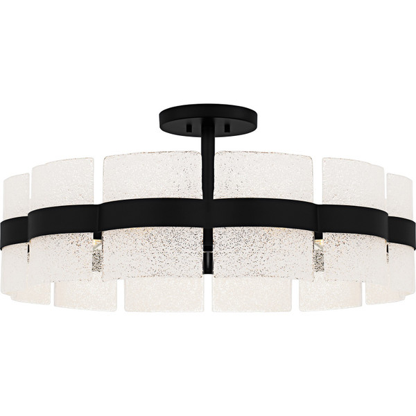 Quoizel - SWE1730MBK - Six Light Semi-Flush Mount - Sweeney - Matte Black