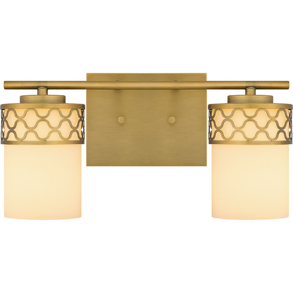 Quoizel - TEN8615AB - Two Light Bath - Tenley - Aged Brass