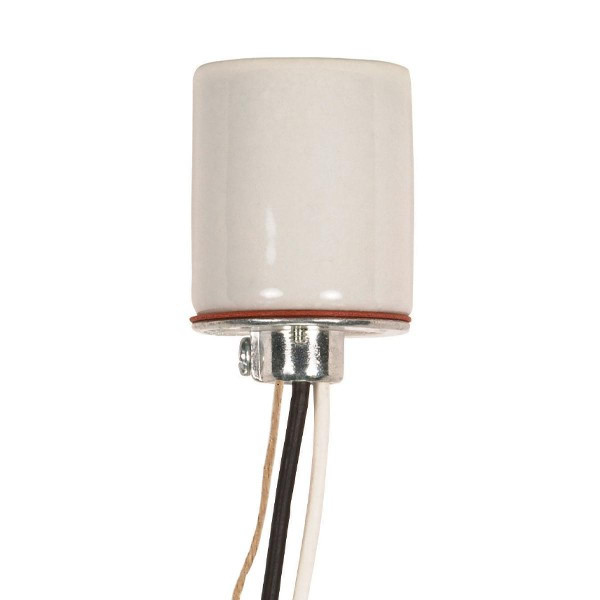 Satco - 80-1113 - Keyless Porcelain Socket - Glazed