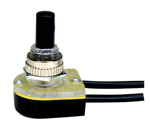 Satco - 80-2469 - On-Off Phenolic Rotary Switch - Nickel