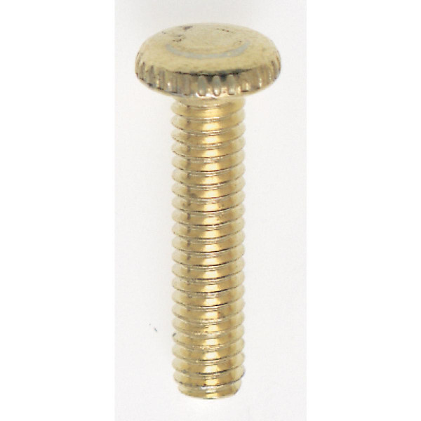 Satco - 90-059 - Head Thumb Screw - Brass Plated