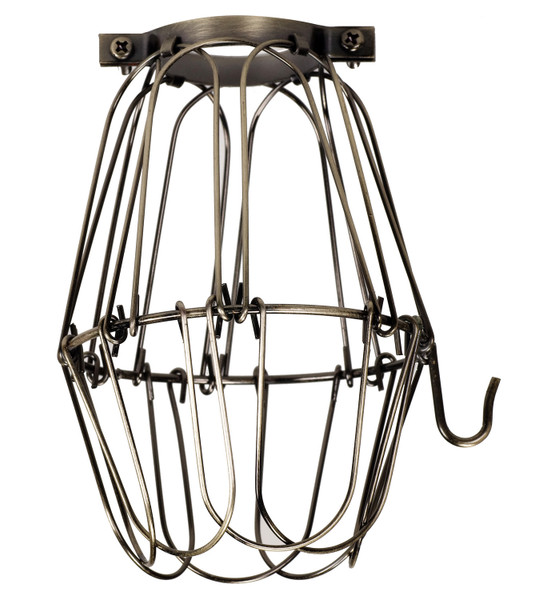 Satco - 90-1919 - Light Bulb Cage - Dark Antique Brass