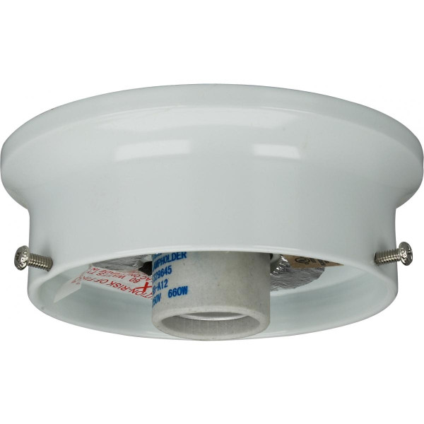 Satco - 90-431 - 4 Wired Holder - White
