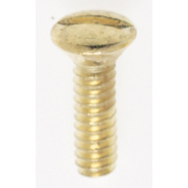 Satco - 90-538 - Switchplate Screw - Brass Plated