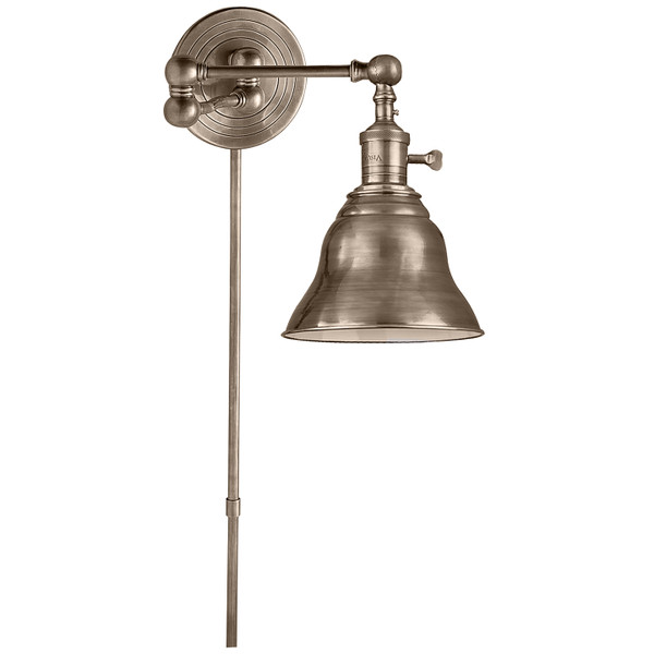 manufacturer_finish:Antique Nickel|manufacturer_glass:2.25 x 5.75 x 4.5 Antique Nickel Desk Shade