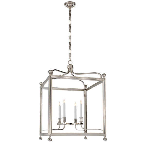 Visual Comfort Signature - SP 5003PN - Four Light Lantern - Greggory - Polished Nickel
