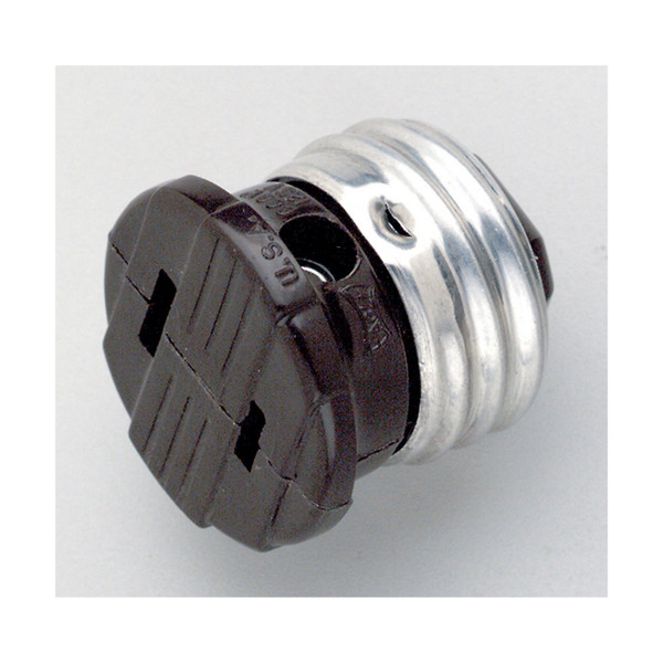 Satco - S70-542 - Female Screw Plug - Brown