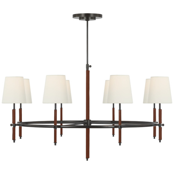 manufacturer_finish:Bronze and Saddle Leather|manufacturer_glass:4 x 5.5 x 6 Linen