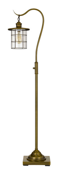 Cal Lighting - BO-2668FL-BAB - One Light Floor Lamp - Silverton - Rubbed Antiqued Brass