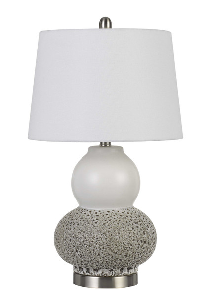 Cal Lighting - BO-2849TB-2 - Two Light Table Lamp - Aigio - Grey