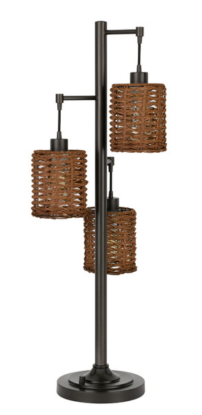 Cal Lighting - BO-2992DK - Three Light Table Lamp - Connell - Dark Bronze