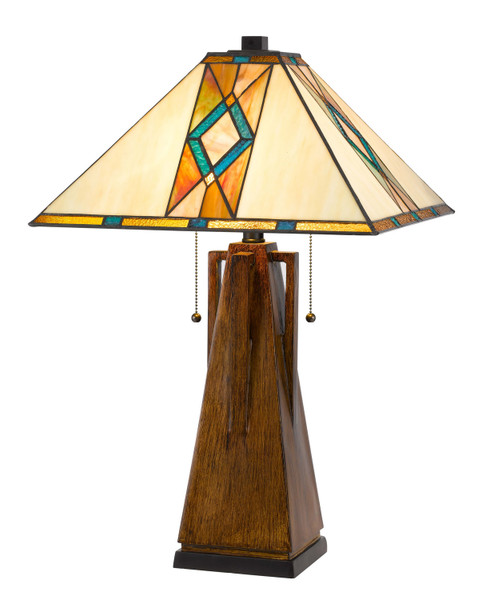 Cal Lighting - BO-3011TB - Two Light Table Lamp - Tiffany - Tiffany