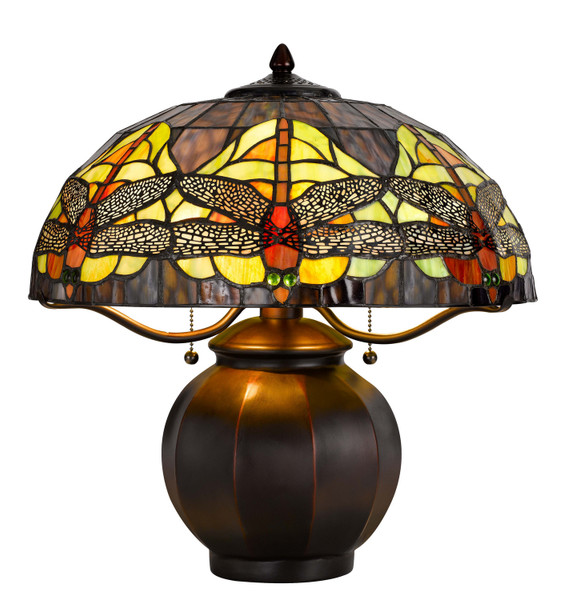 Cal Lighting - BO-3012TB - Two Light Table Lamp - Tiffany - Tiffany