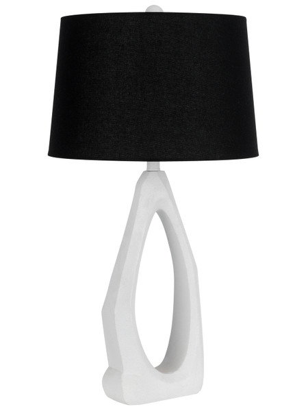Cal Lighting - BO-3184TB - One Light Table Lamp - Antelope - Hydrocal White