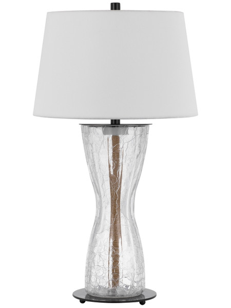Cal Lighting - BO-3220TB - Two Light Table Lamp - Andria - Crackle Glass