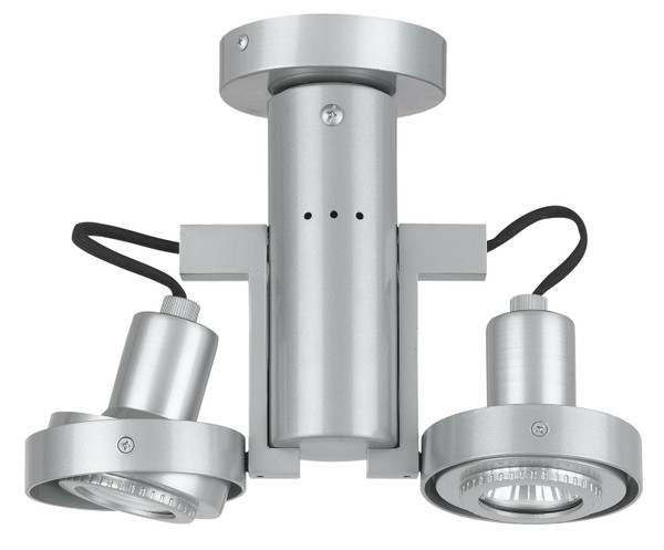 Cal Lighting - CE-962/GU10-PS - 120V Gu10Two Lights 50W Max Ea Tr - Dual Spot - Painted Silver