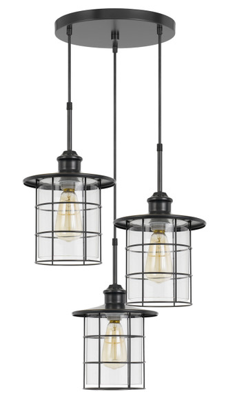 Cal Lighting - FX-2668-3P - Three Light Pendant - Silverton - Dark Bronze