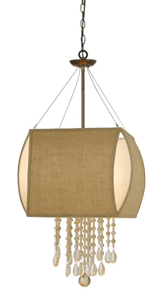 Cal Lighting - FX-3553/4 - Four Light Chandelier - ARK - Copper