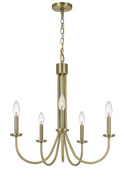 Cal Lighting - FX-3736-5 - Five Light Chandelier - Spiez - Antique Brass